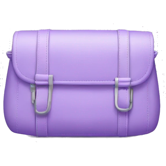 light purple gym purse emoji
