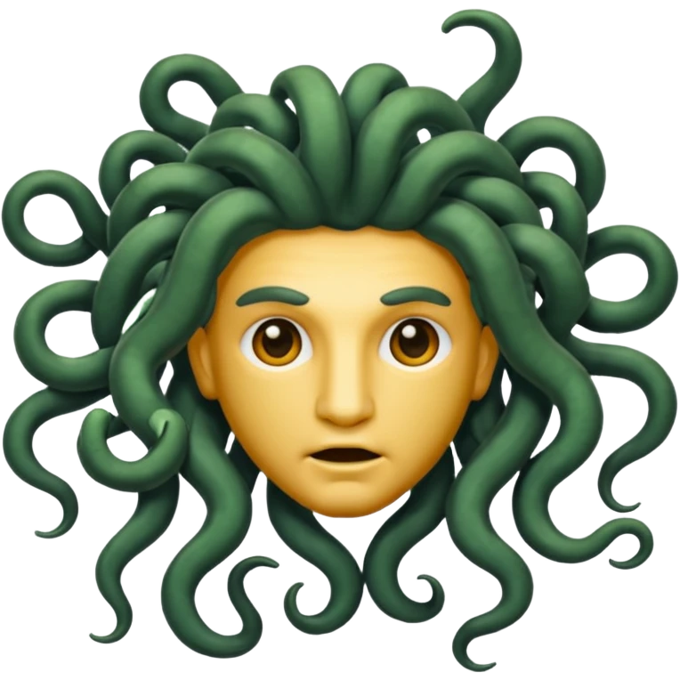 A male version of of Medusa emoji
