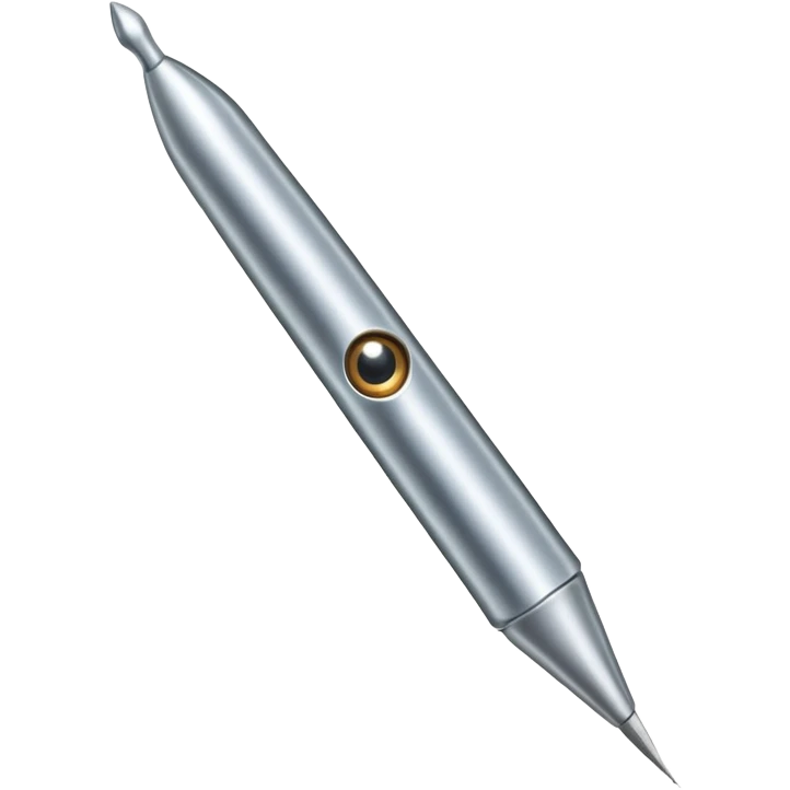 sewing needle with a visible hole (eye) emoji