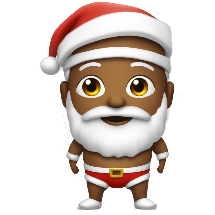 Santa Claus in Bikini emoji