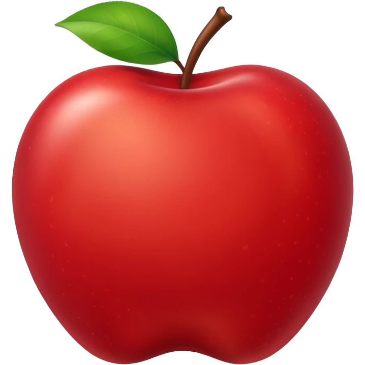 a red apple emoji emoji