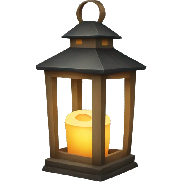 Christmas lantern emoji