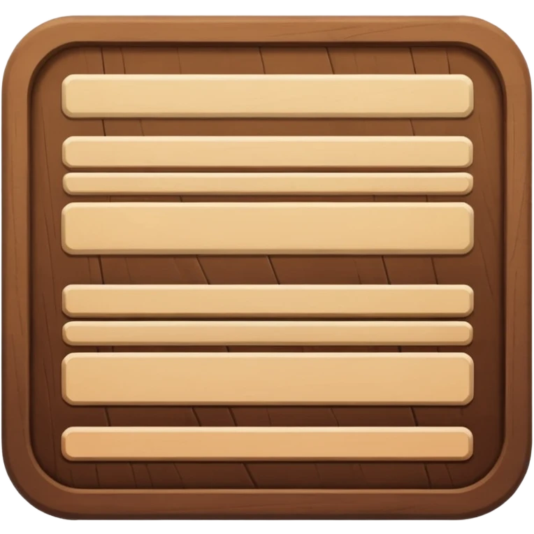 Vintage academia aesthetic Brown-beige-gradients wooden sign emoji