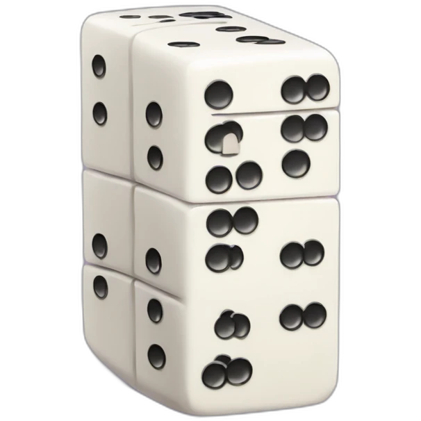 Domino card 6/6 emoji