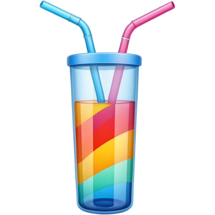 only plastic straw emoji