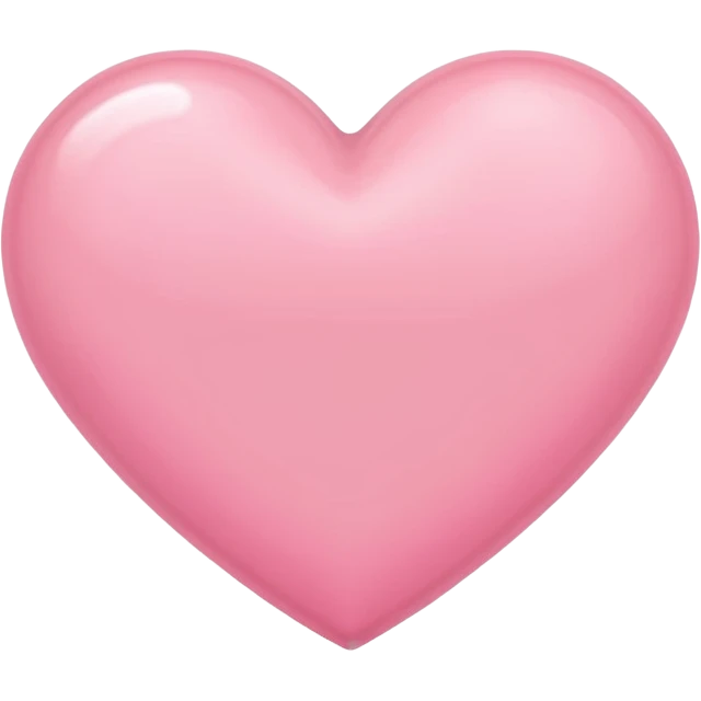 Baby Pink heart  emoji