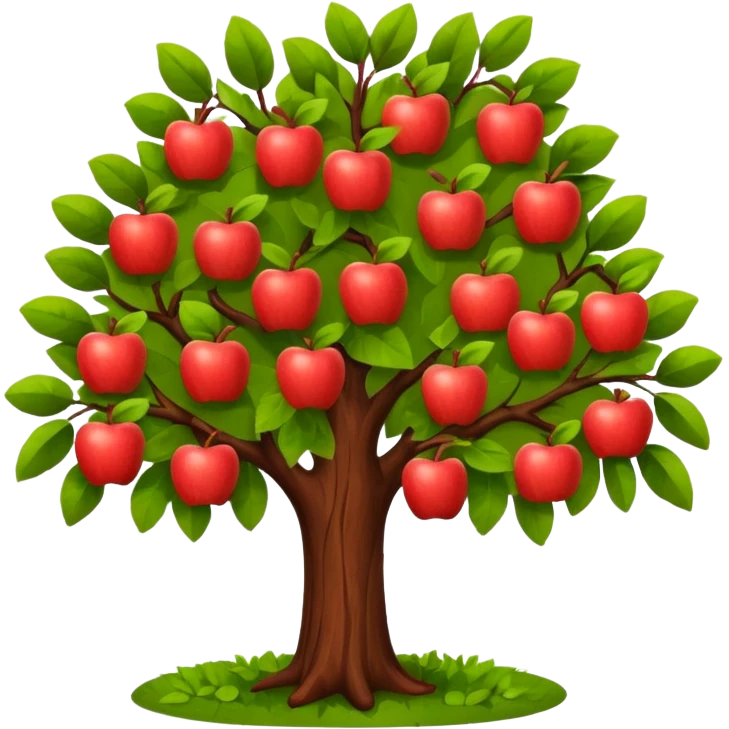 Apple tree emoji