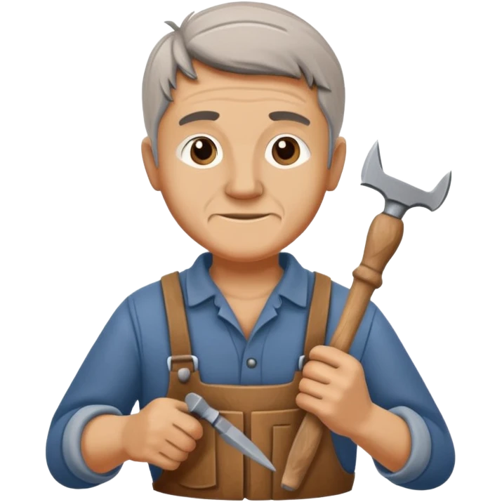 Wood Carving Craftsman emoji