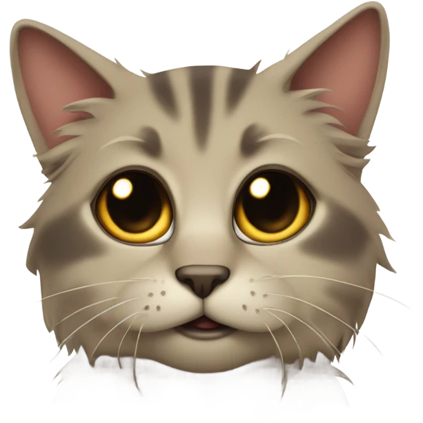 A man and a girl look down at a cat that has fallen into a pit emoji