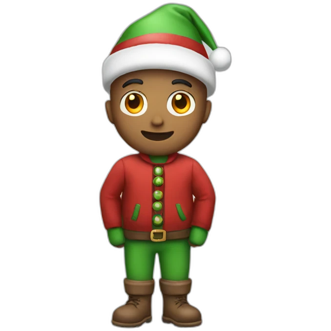 full body christmas character emoji
