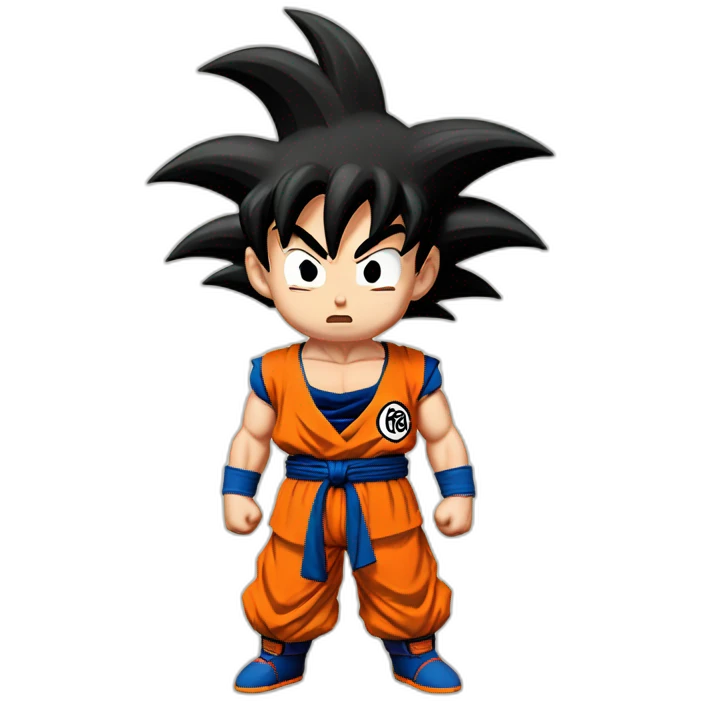 Son Goku qui pleure emoji