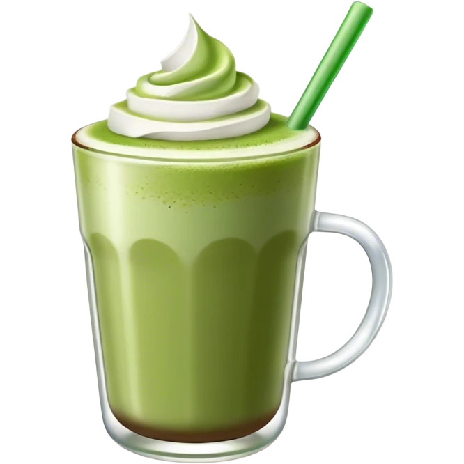 Coconut Matcha Latte emoji