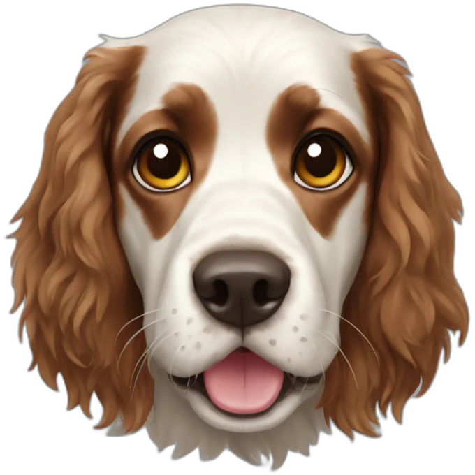 Spaniel-dog-happy emoji