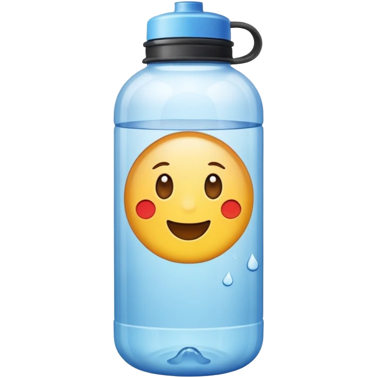 Water bottle emoji