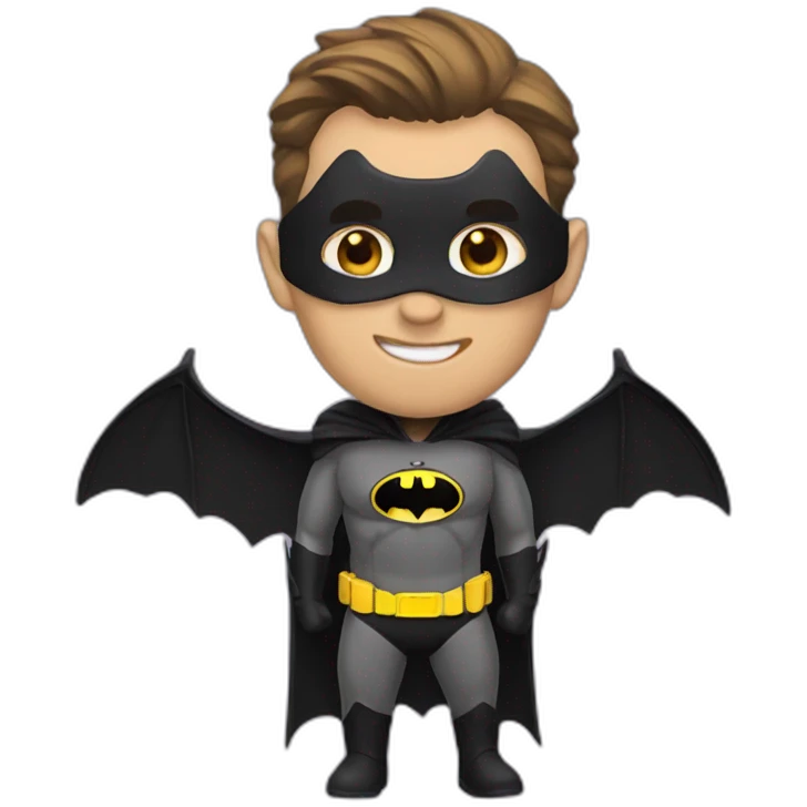 Bat man emoji