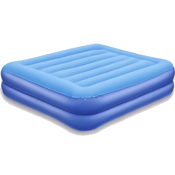 inflatable mattress on water emoji