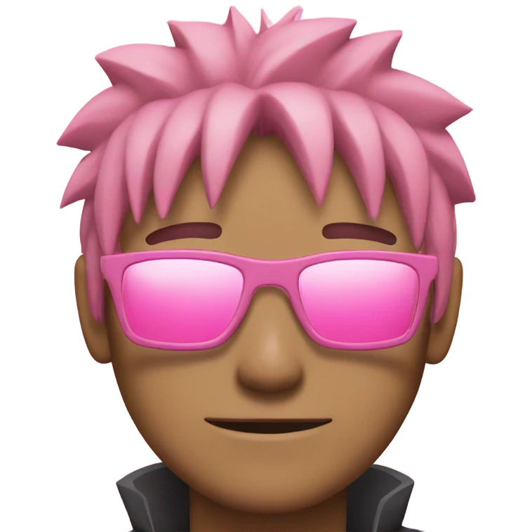 Naruto wearing pink sunglasses  emoji