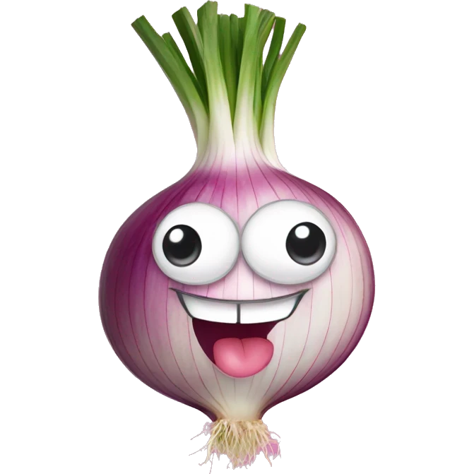 happy pink onion emoji
