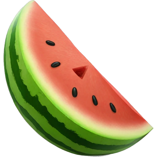 Round whole Watermelon  emoji