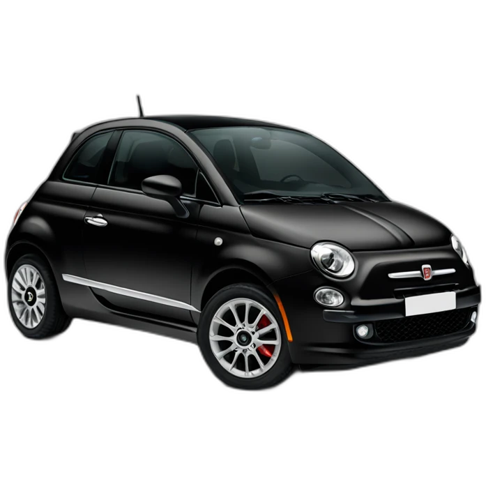 black 2010’s fiat 500 emoji
