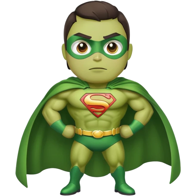 Avocado superhero emoji