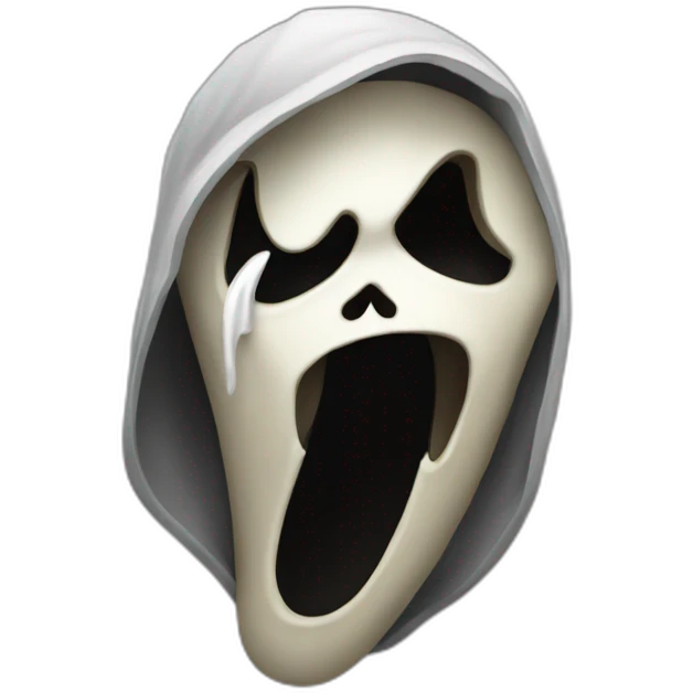 Ghostface Scream emoji