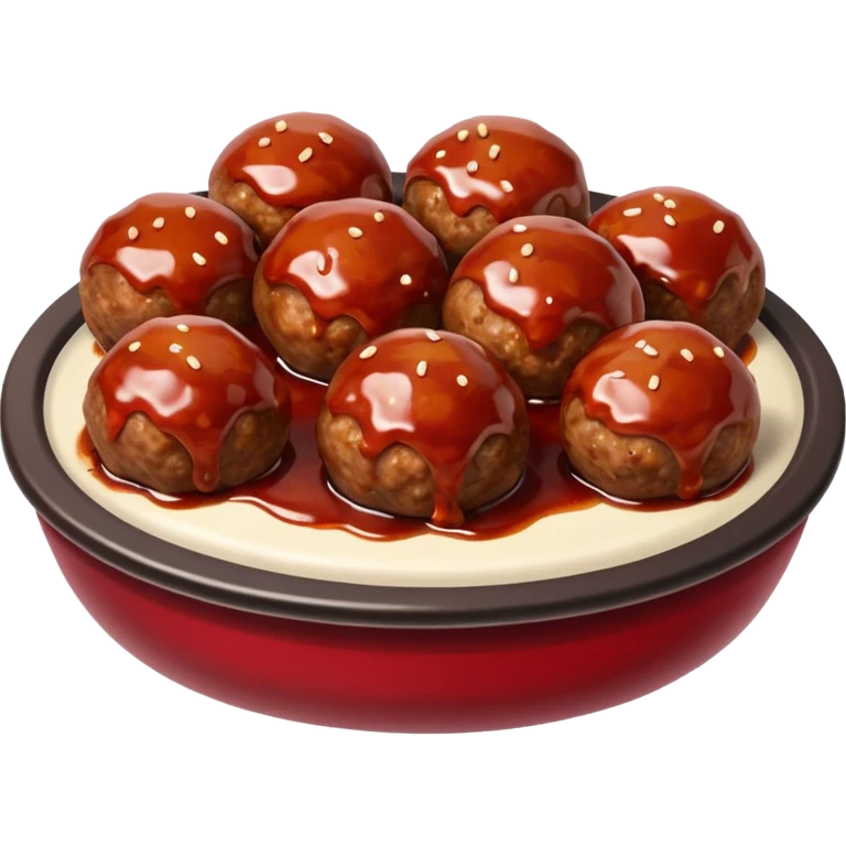 barbecue meatball emoji