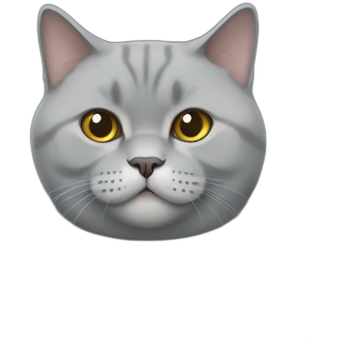 British shorthair king emoji