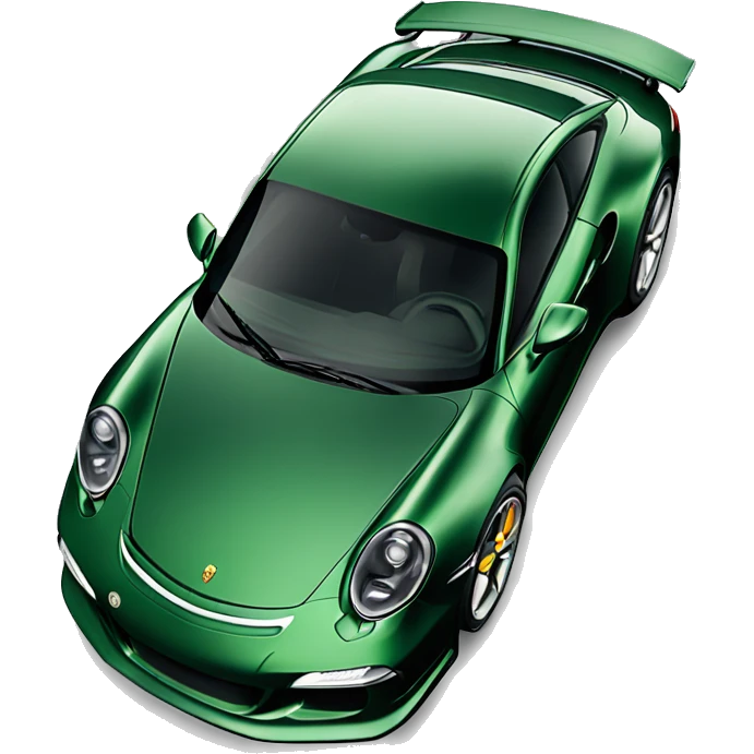 Dark green porsche 911 gt3 emoji