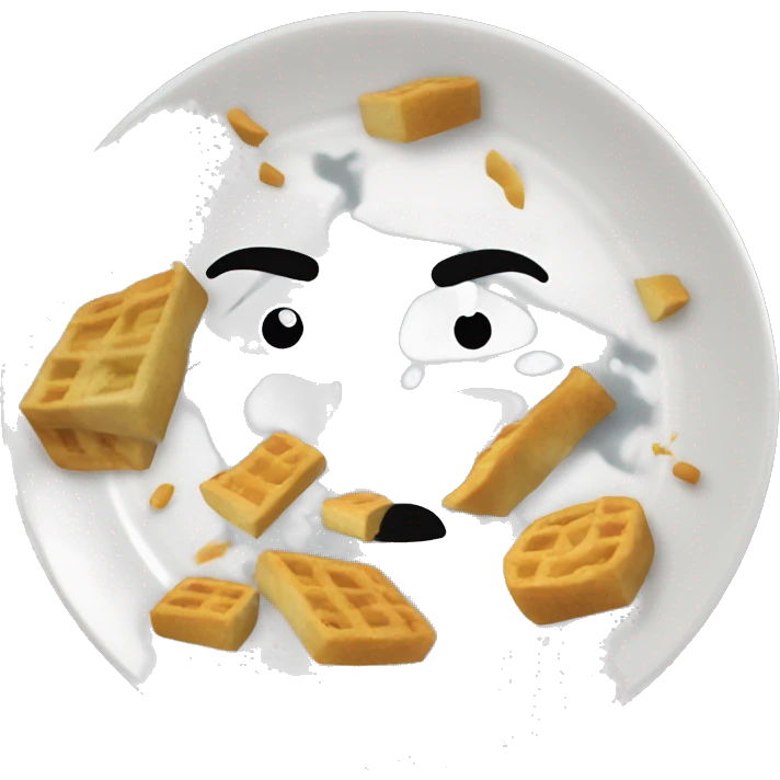 smashing plates, OPPA! emoji