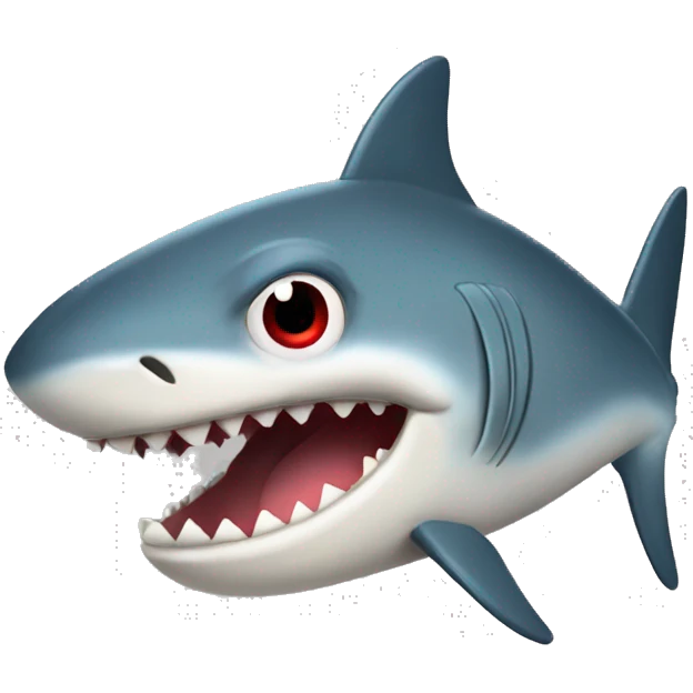Tiburón con ojos de corazón  emoji