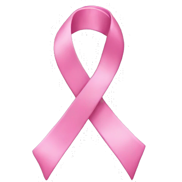 Pink ribbon emoji