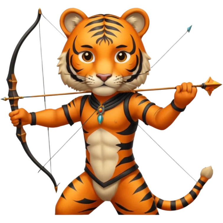 tiger archer emoji