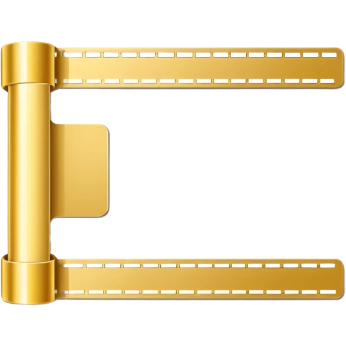 Measurement tape in gold for visiting card more options  emoji