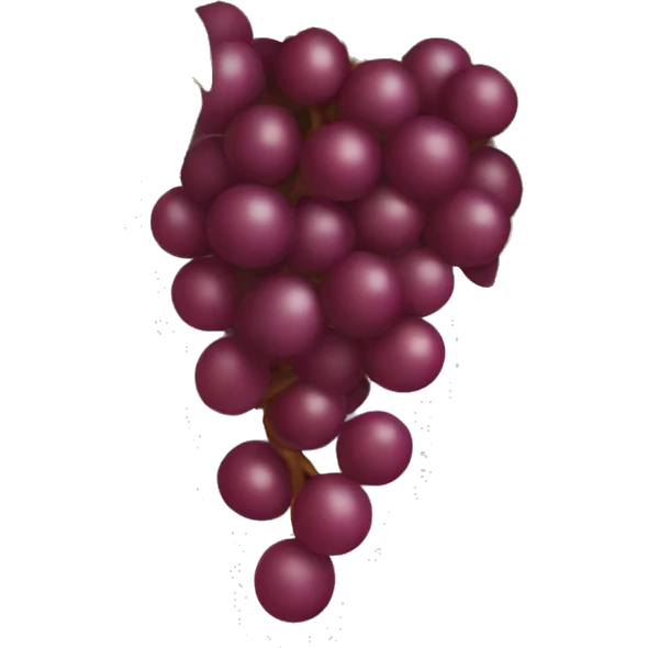 Red grape vine  emoji