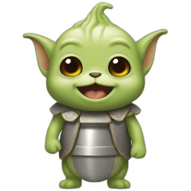 Grogu beer emoji