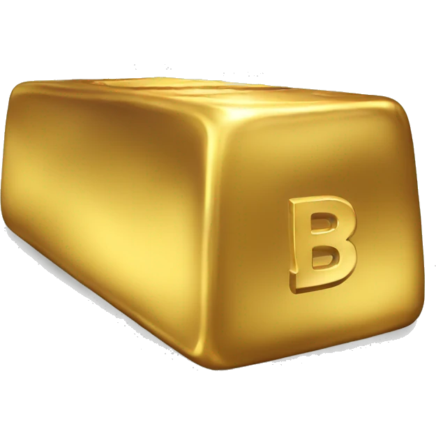 Gold bar emoji