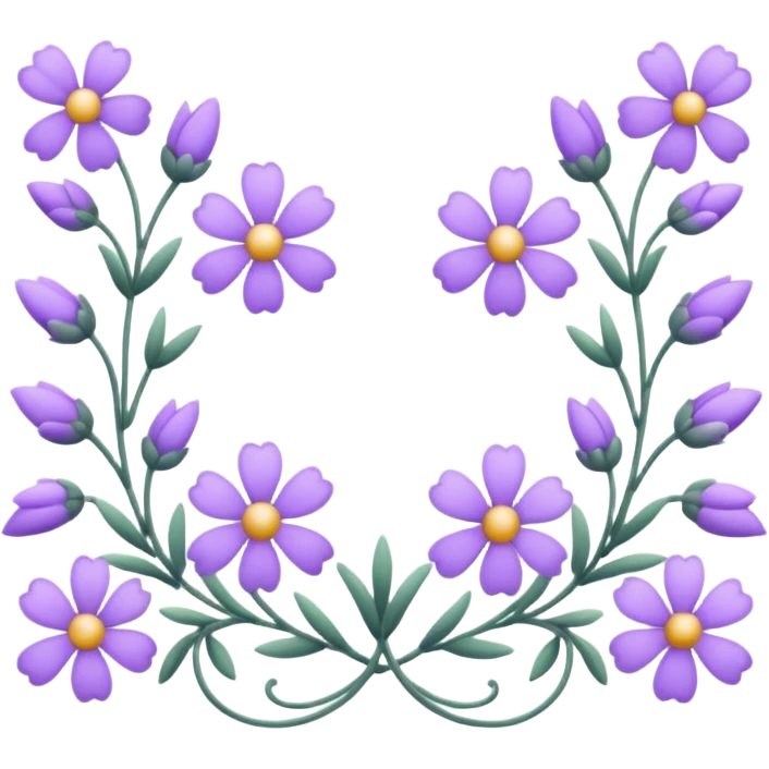 underline border design lavander colour
 emoji