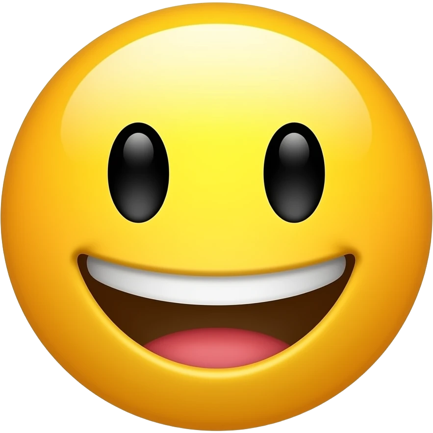 Yellow smiley emoji with good morning breakfast emoji