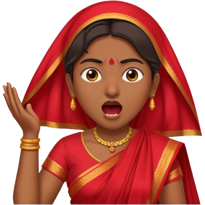 indian mom yelling emoji