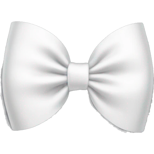 White bow emoji