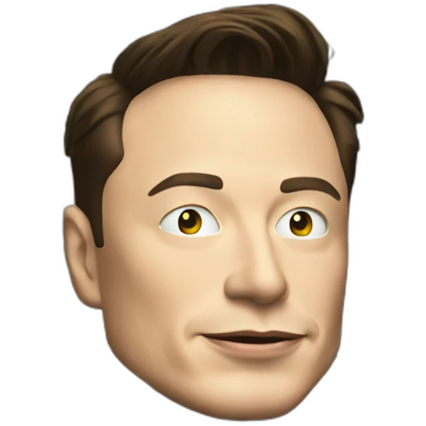 Elon musk with money emoji