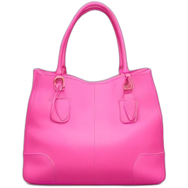 pink bag emoji