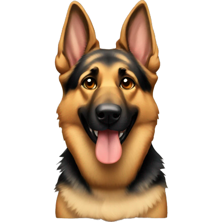 German shepherd  emoji