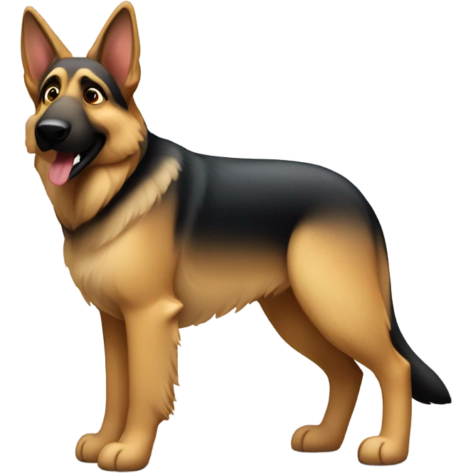 German Shepard emoji