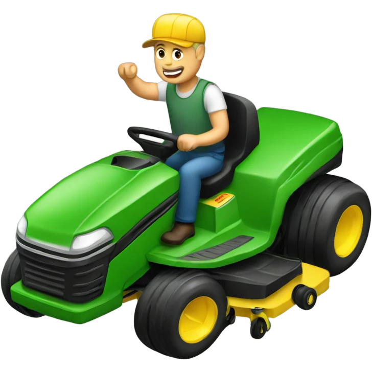 Ride on mower  emoji