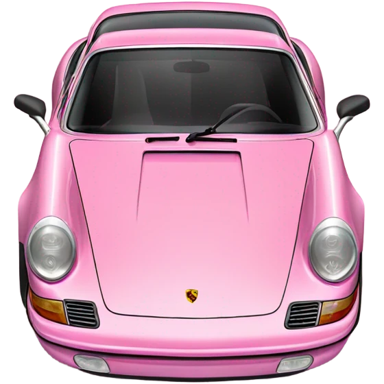 Porsche 911 pink emoji