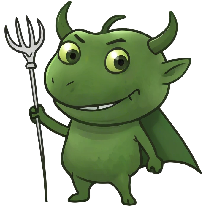 A little devil that’s a bit adorable emoji