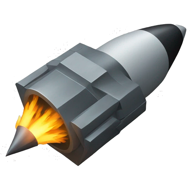 missile isometric emoji