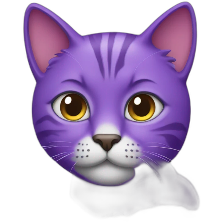 PURPLE CAT emoji